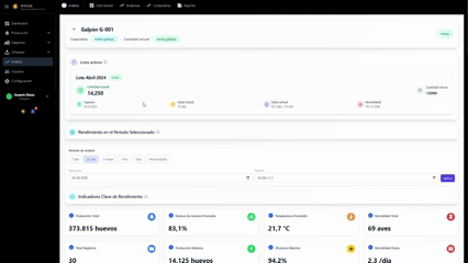 Demo del Software de Gestión Avícola